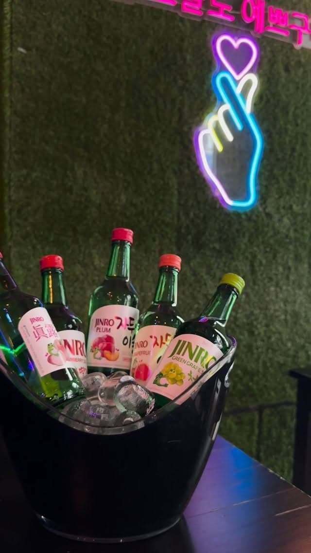 Soju e noites de K-pop